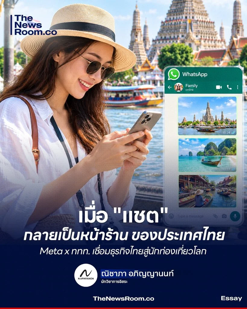 เมื่อ “แชต” ไม่ได้มีไว้แค่คุย แต่กำลังกลายเป็นหน้าร้านของประเทศไทย